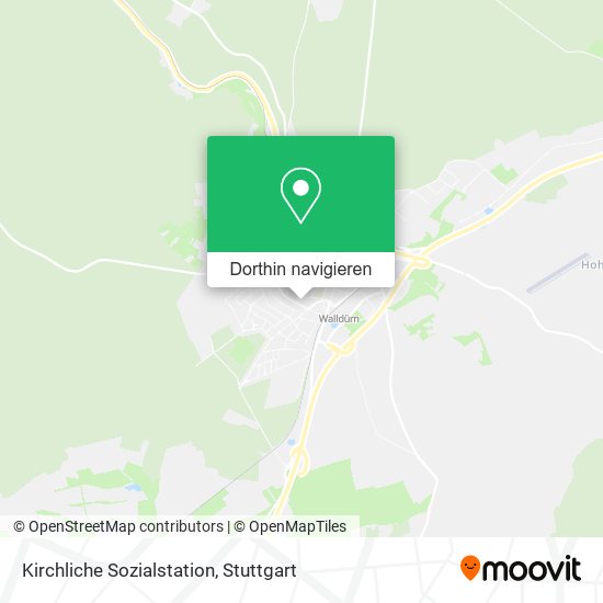 Kirchliche Sozialstation Karte