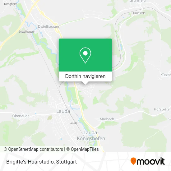 Brigitte's Haarstudio Karte