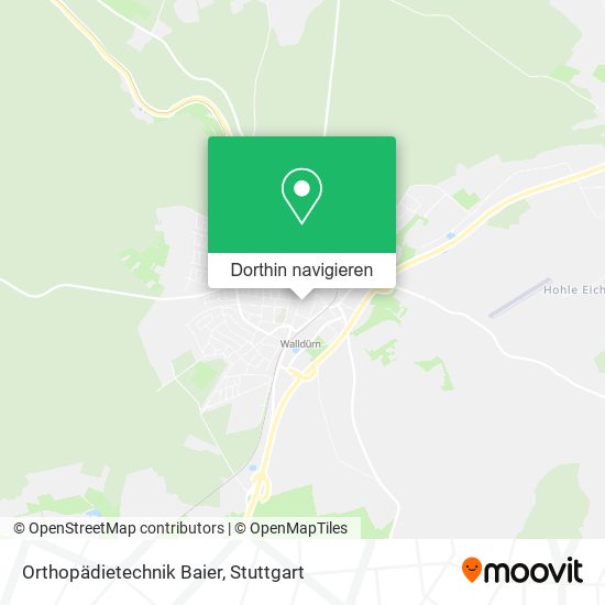 Orthopädietechnik Baier Karte