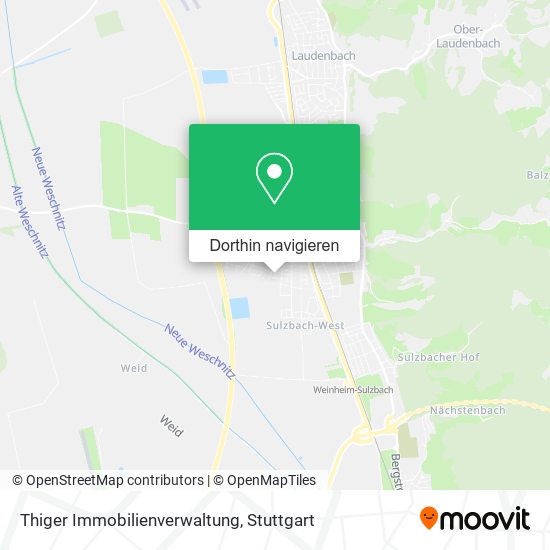 Thiger Immobilienverwaltung Karte