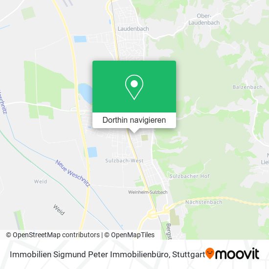 Immobilien Sigmund Peter Immobilienbüro Karte