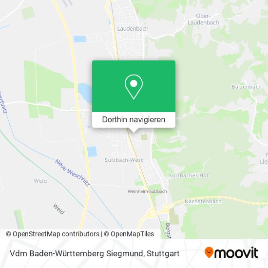 Vdm Baden-Württemberg Siegmund Karte