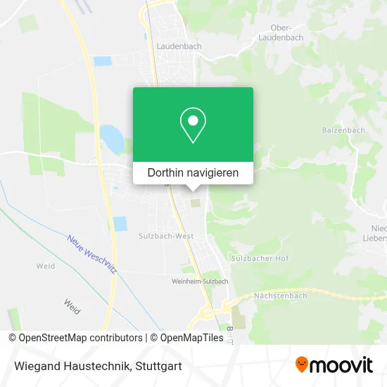 Wiegand Haustechnik Karte