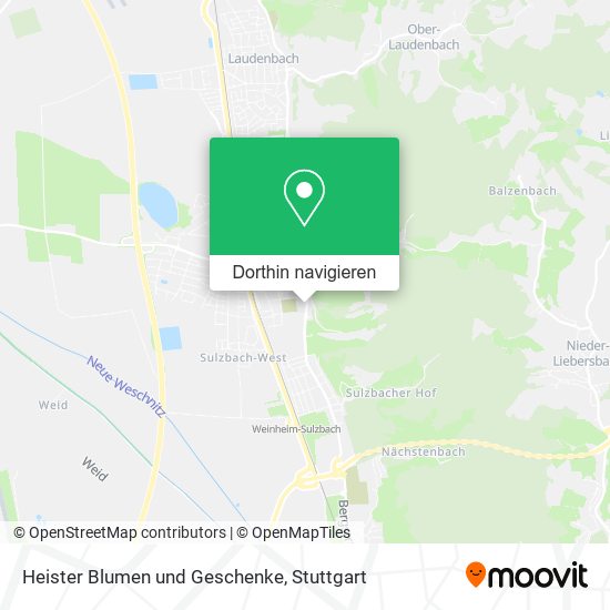 Heister Blumen und Geschenke Karte