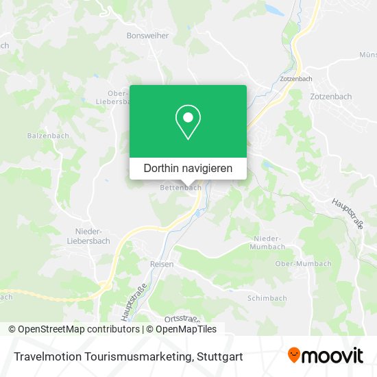 Travelmotion Tourismusmarketing Karte