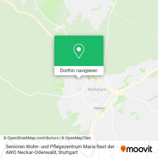 Senioren Wohn- und Pflegezentrum Maria Rast der AWO Neckar-Odenwald Karte