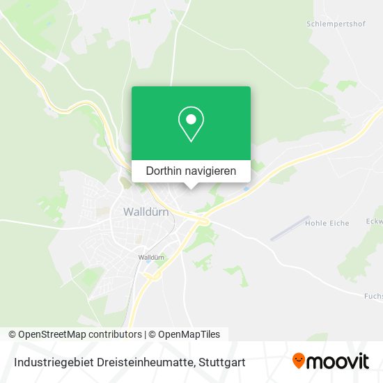 Industriegebiet Dreisteinheumatte Karte