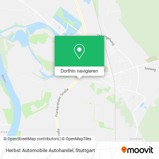 Herbst Automobile Autohandel Karte