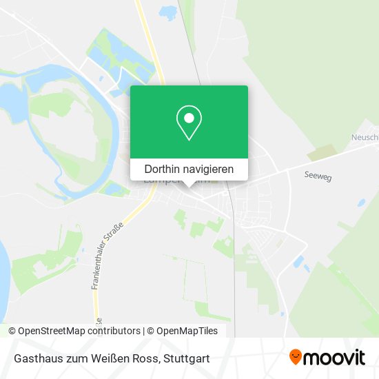 Gasthaus zum Weißen Ross Karte