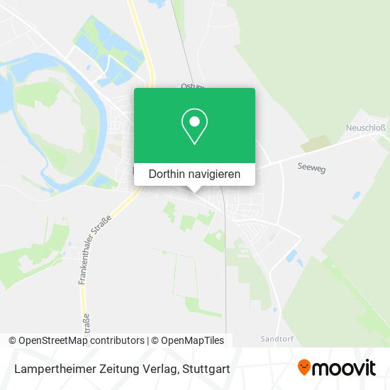 Lampertheimer Zeitung Verlag Karte