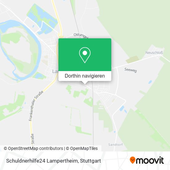 Schuldnerhilfe24 Lampertheim Karte