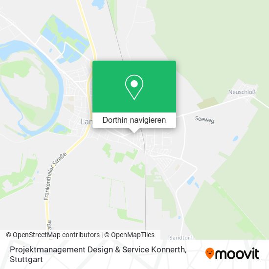 Projektmanagement Design & Service Konnerth Karte