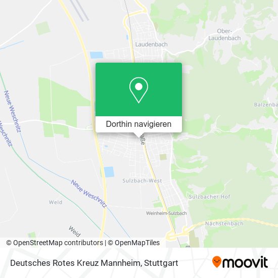 Deutsches Rotes Kreuz Mannheim Karte