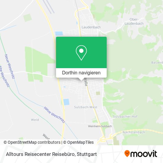 Alltours Reisecenter Reisebüro Karte