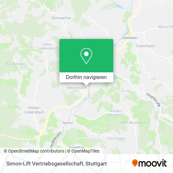 Simon-Lift Vertriebsgesellschaft Karte