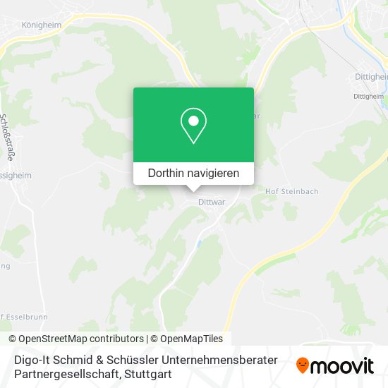 Digo-It Schmid & Schüssler Unternehmensberater Partnergesellschaft Karte