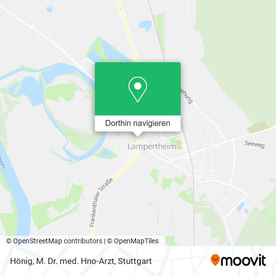 Hönig, M. Dr. med. Hno-Arzt Karte