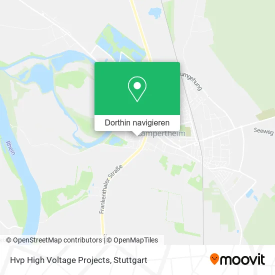 Hvp High Voltage Projects Karte