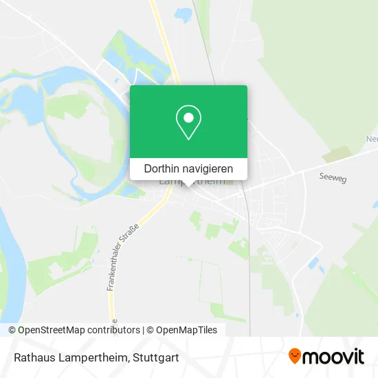 Rathaus Lampertheim Karte