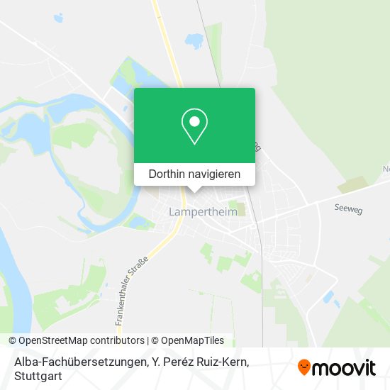 Alba-Fachübersetzungen, Y. Peréz Ruiz-Kern Karte
