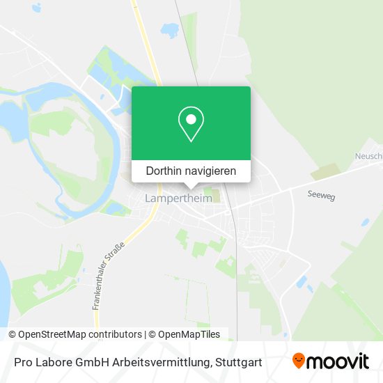 Pro Labore GmbH Arbeitsvermittlung Karte