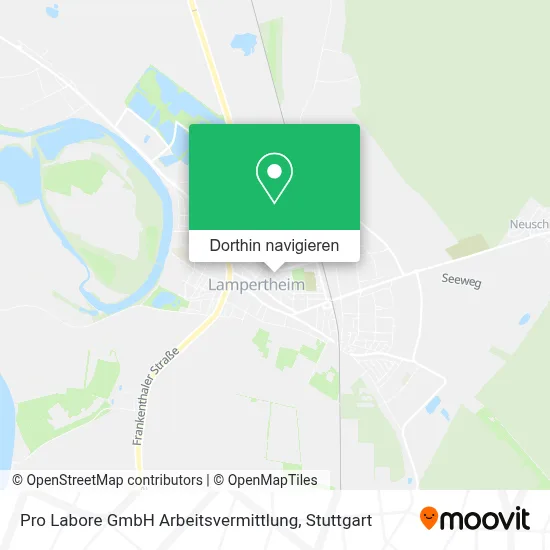 Pro Labore GmbH Arbeitsvermittlung Karte