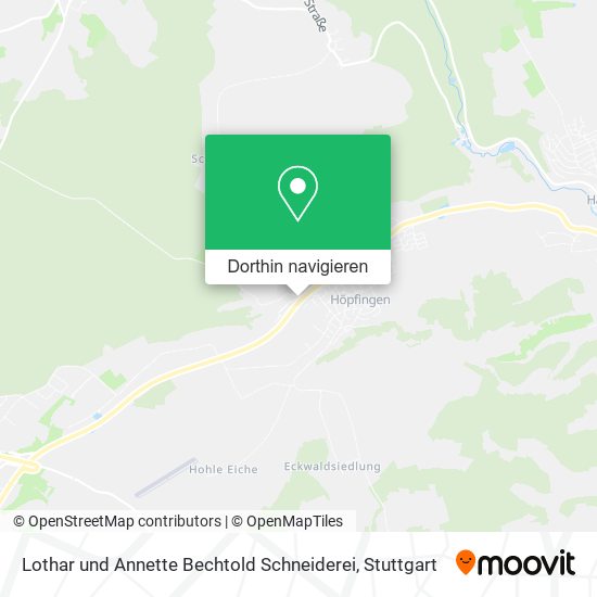 Lothar und Annette Bechtold Schneiderei Karte