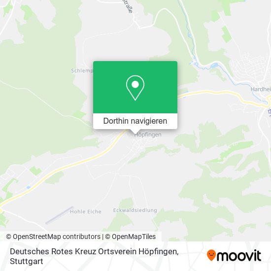 Deutsches Rotes Kreuz Ortsverein Höpfingen Karte