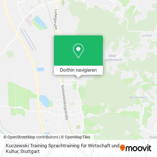 Kuczewski Training Sprachtraining für Wirtschaft und Kultur Karte