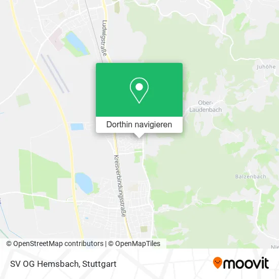 SV OG Hemsbach Karte