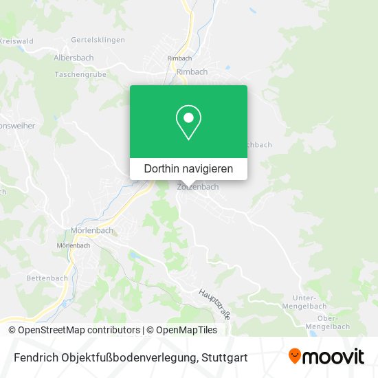 Fendrich Objektfußbodenverlegung Karte