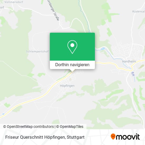 Friseur Querschnitt Höpfingen Karte