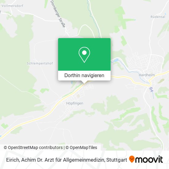 Eirich, Achim Dr. Arzt für Allgemeinmedizin Karte