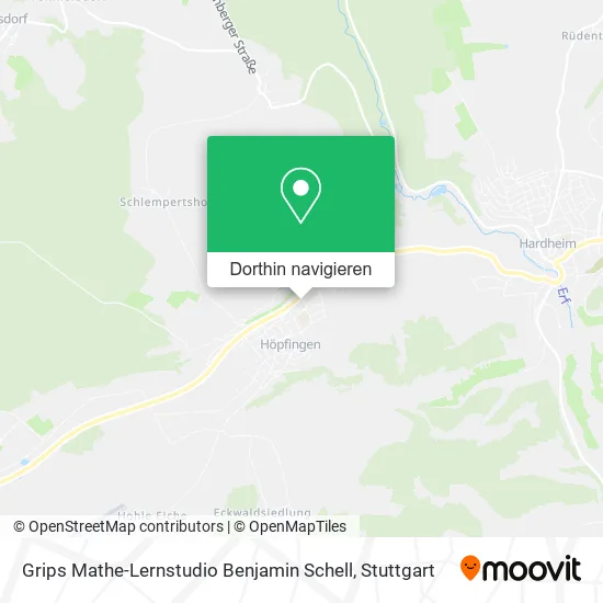 Grips Mathe-Lernstudio Benjamin Schell Karte