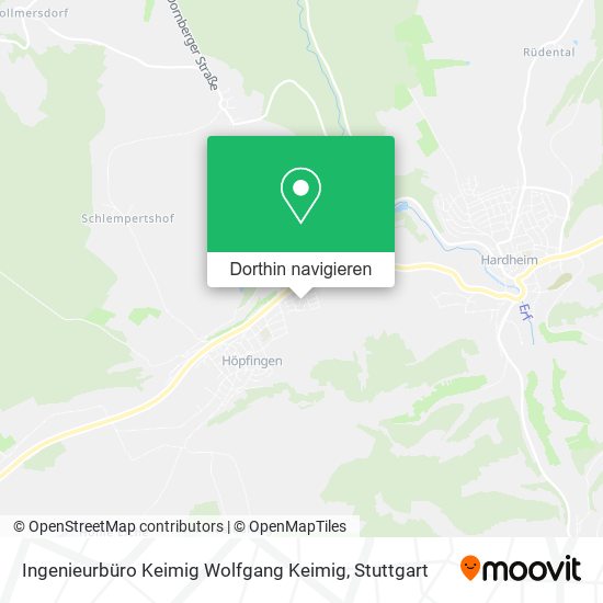 Ingenieurbüro Keimig Wolfgang Keimig Karte