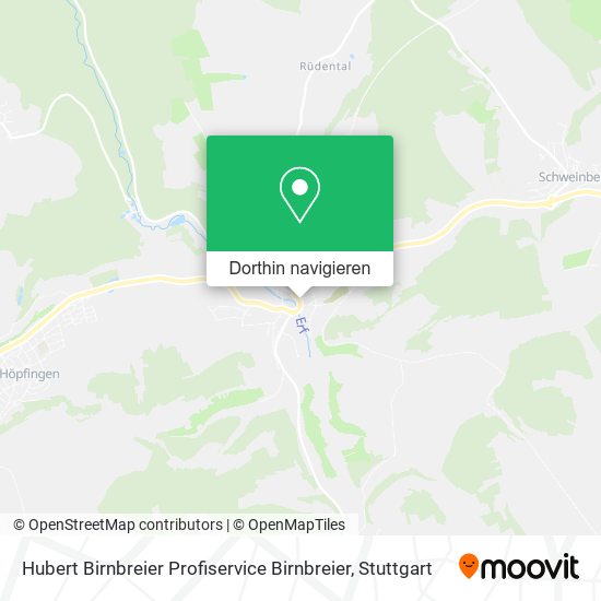 Hubert Birnbreier Profiservice Birnbreier Karte