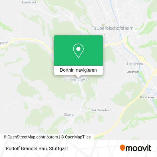 Rudolf Brandel Bau Karte