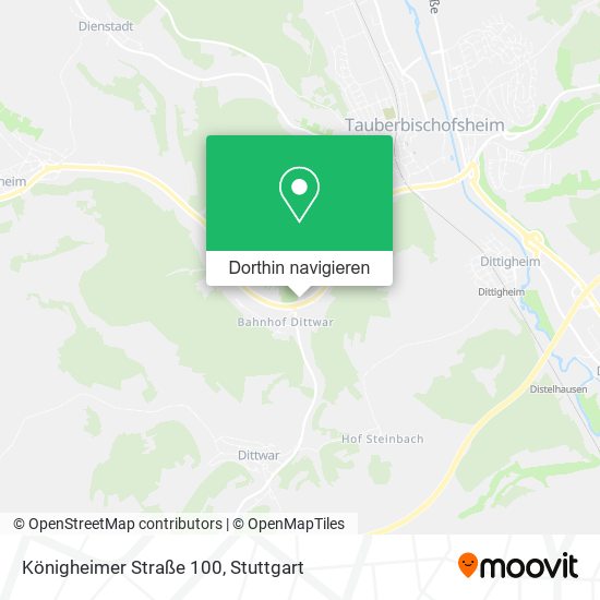 Königheimer Straße 100 Karte