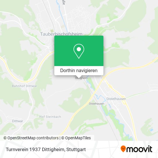 Turnverein 1937 Dittigheim Karte