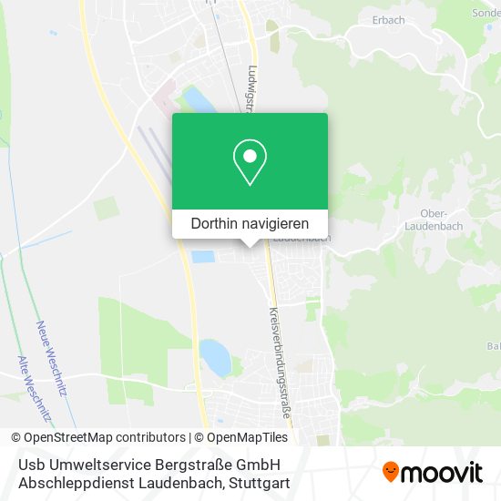 Usb Umweltservice Bergstraße GmbH Abschleppdienst Laudenbach Karte