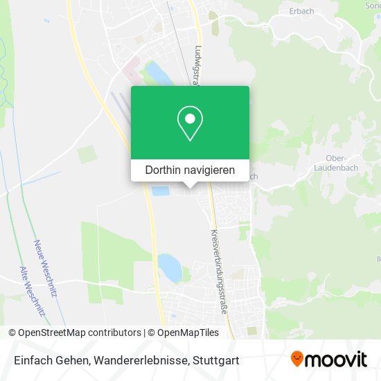 Einfach Gehen, Wandererlebnisse Karte