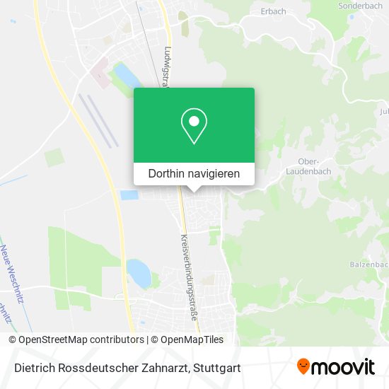 Dietrich Rossdeutscher Zahnarzt Karte
