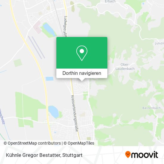 Kühnle Gregor Bestatter Karte