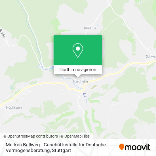 Markus Ballweg - Geschäftsstelle für Deutsche Vermögensberatung Karte