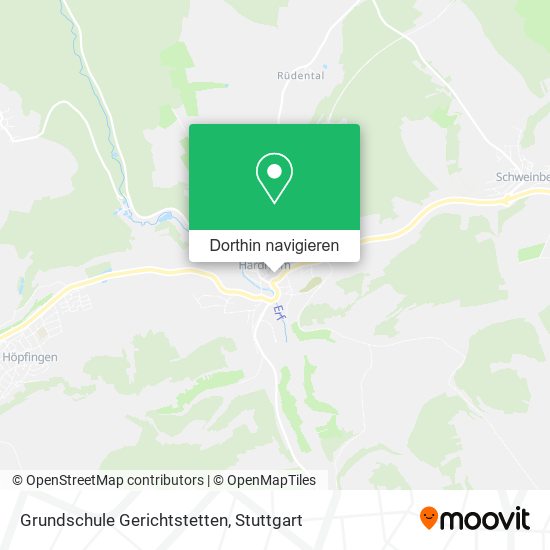 Grundschule Gerichtstetten Karte