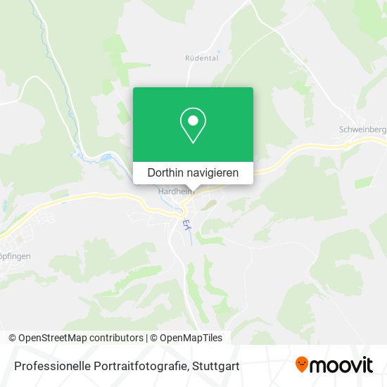 Professionelle Portraitfotografie Karte