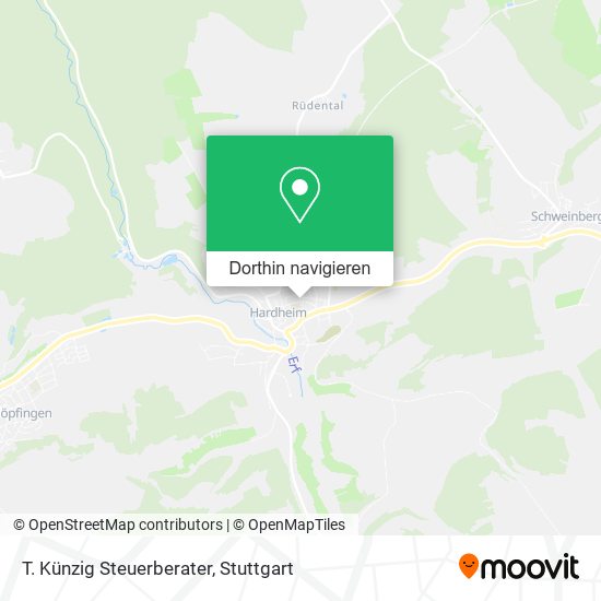 T. Künzig Steuerberater Karte