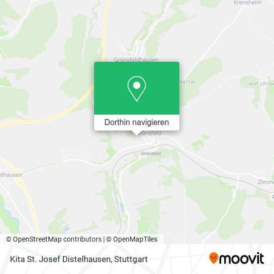 Kita St. Josef Distelhausen Karte
