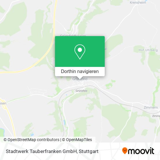 Stadtwerk Tauberfranken GmbH Karte