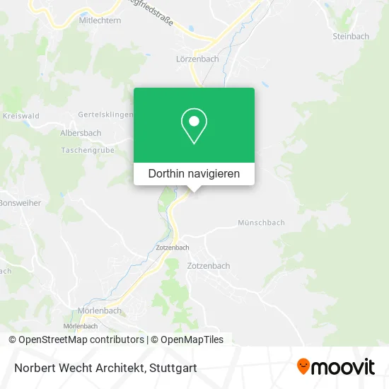 Norbert Wecht Architekt Karte